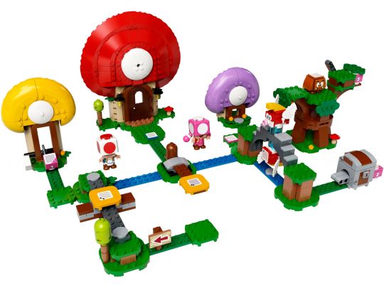 LEGO 71368 Super Mario Uitbreidingsset: Toads Schattenjacht, Constructiespeelgoed voor Kinderen van 8 Jaar en Ouder
