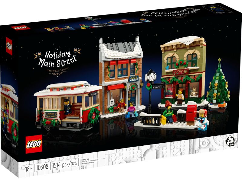 LEGO ICONS 10308 Kerst dorpsstraat