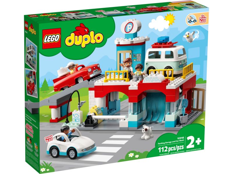 LEGO Duplo 10948 Parkeergarage en wasstraat 