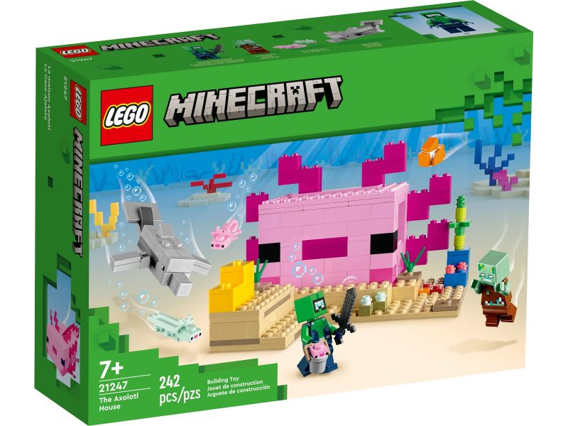LEGO Mainecraft 21247 Het axolotlhuis