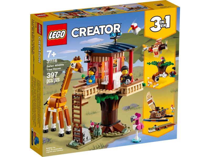 LEGO Creator 31116 Safari wilde dieren boomhuis