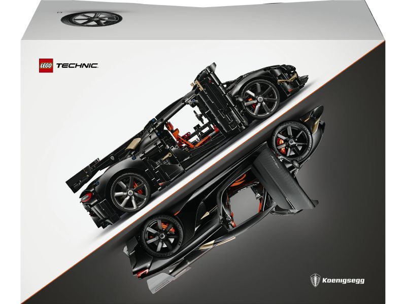 LEGO Technic 42232 Koenigsegg Sadair's Spear megacar 