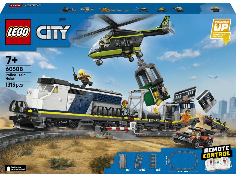 LEGO City 60508 Overval op politietrein