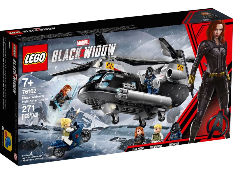 LEGO Super Heroes 76162 Black Widow's helikopterachtervolging