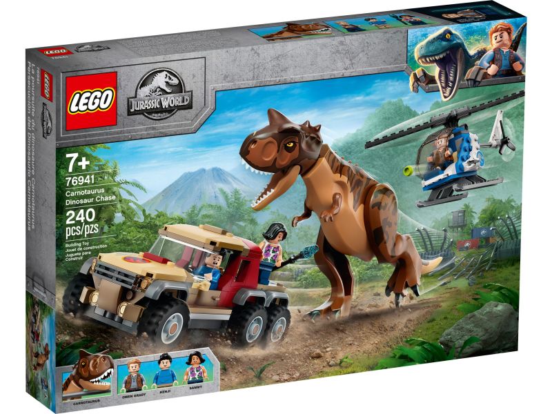 LEGO Jurassic World 76941 Achtervolging van dinosaurus Carnotaurus