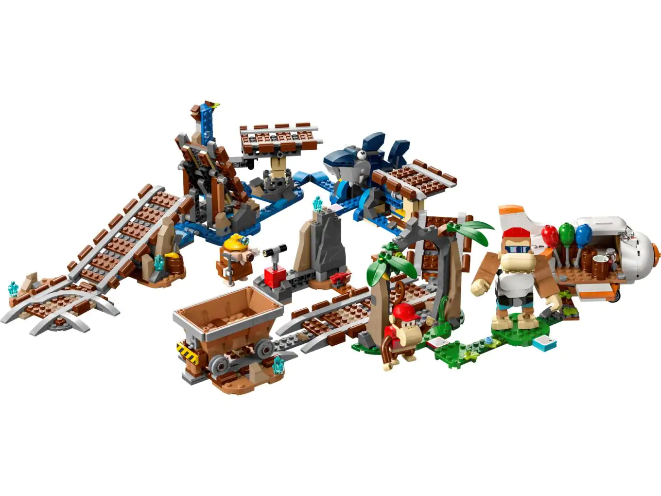 LEGO Super Mario 71425 Uitbreidingsset: Diddy Kongs mijnwagenrit