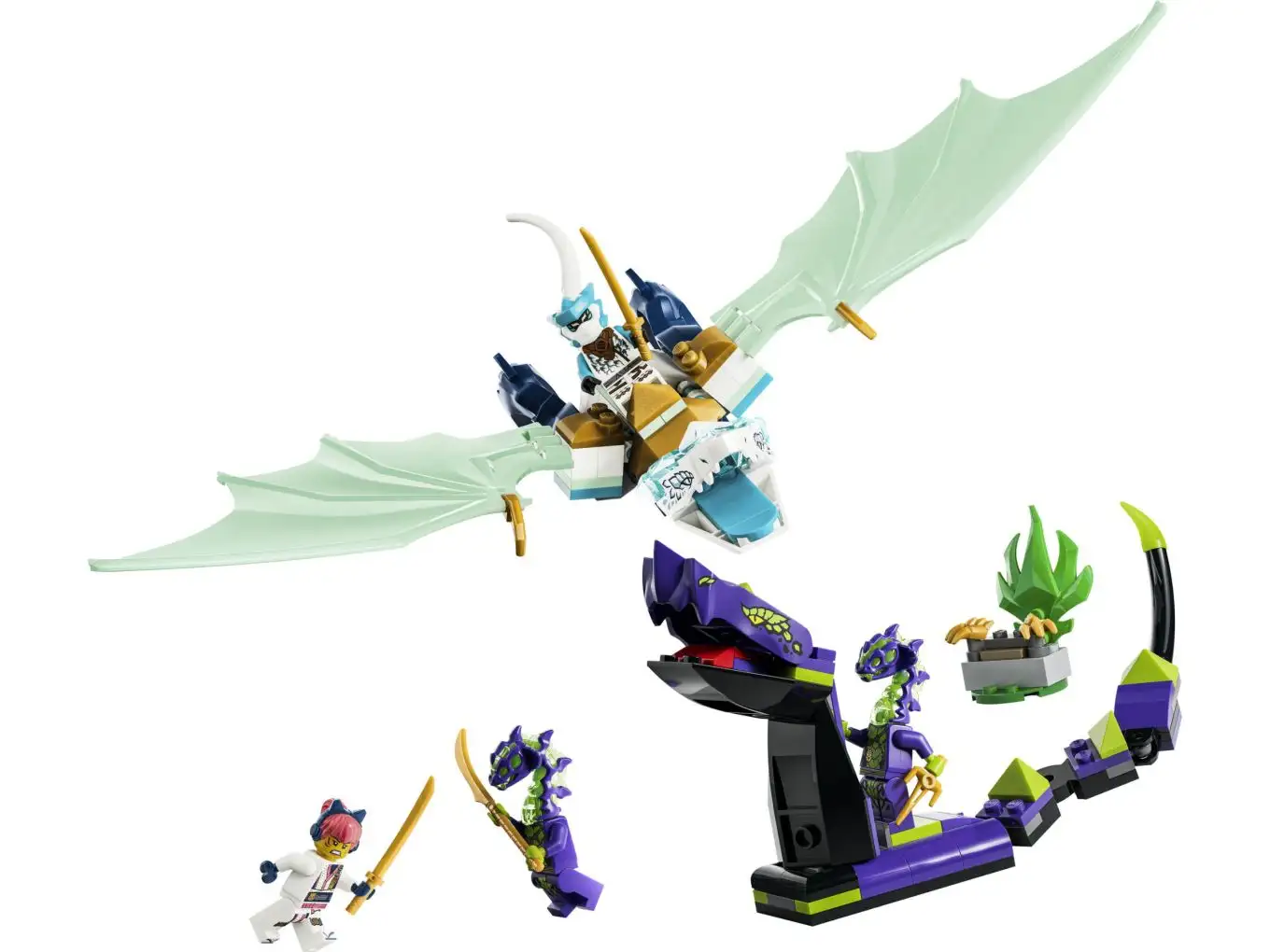 LEGO Ninjago 71865 Zane's ijsdraakgevecht