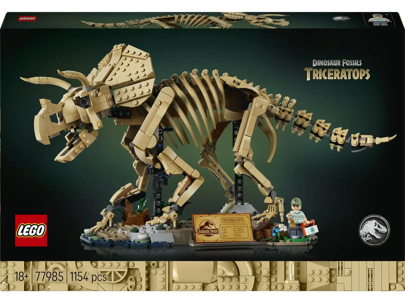 ｖ（＾＿＾ｖ）♪ LEGO Jurassic World 77985 Dinosaurusfossielen: Triceratops