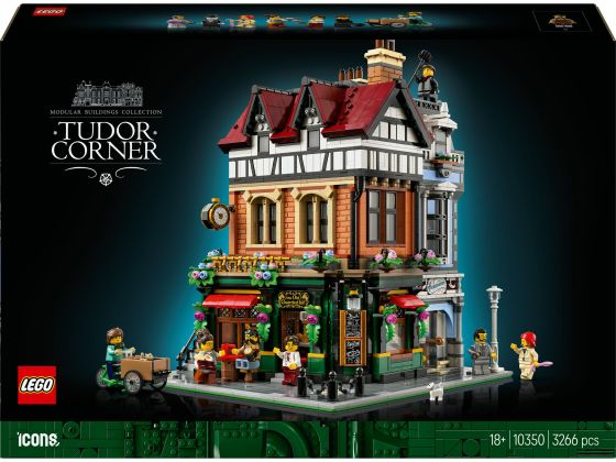 LEGO Icons 10350 Hoekpand in tudorstijl 