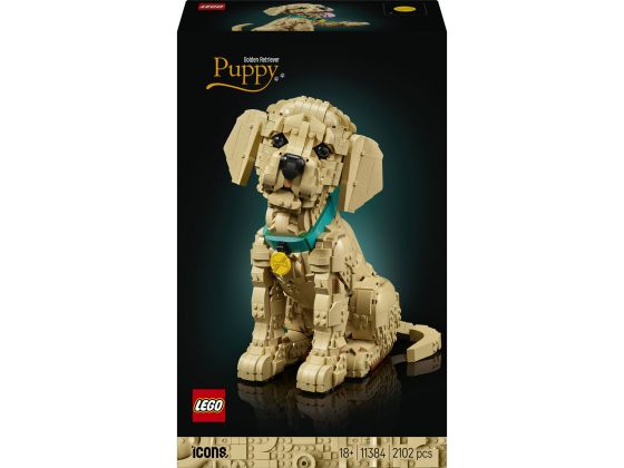 LEGO Icons 11384 Golden retriever puppy
