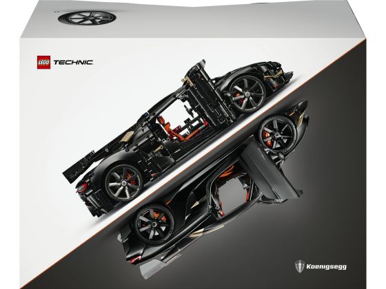 LEGO Technic 42232 Koenigsegg Sadair's Spear megacar 