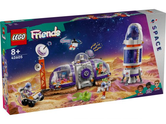 LEGO Friends 42605 Ruimtebasis op Mars en raket 