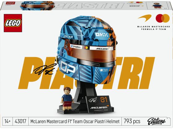 LEGO Editions 43017 McLaren Mastercard F1 Team helm van Oscar Piastri 