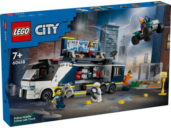 LEGO City 60418 Politielaboratorium in truck 