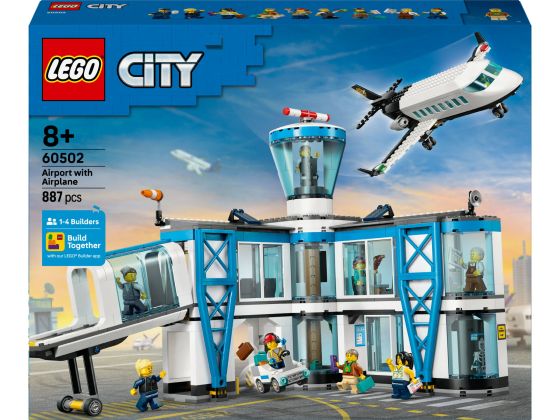 LEGO City 60502 Luchthaven met vliegtuig 