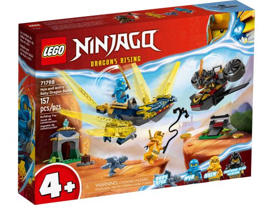 LEGO Ninjago 71798 Nya en Arins babydrakenduel