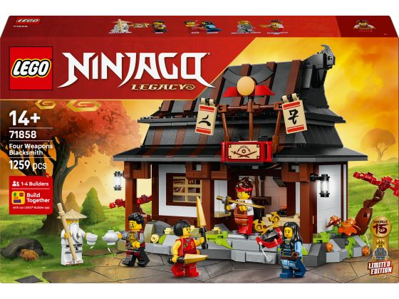 LEGO Ninjago 71858 15-jarig jubileum: Smederij De Vier Wapens 