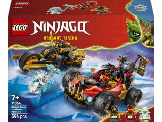 LEGO Ninjago 71864 Kai en Cole's combivoertuigen 