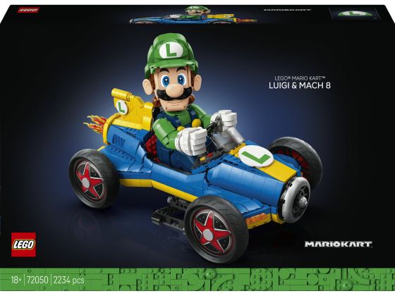 LEGO Super Mario 72050 Mario Kart - Luigi en Mach 8