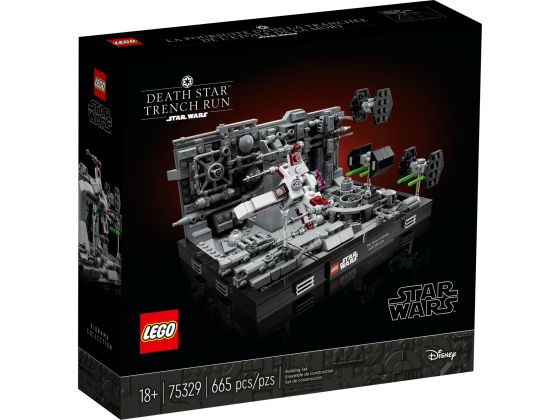 LEGO Star Wars 75329 Death Star Trench Run diorama