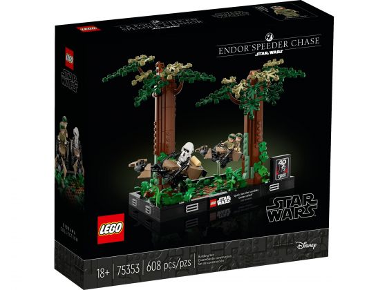 LEGO Star Wars 75353 Endor speederachtervolging diorama