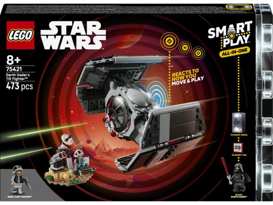 LEGO Star Wars 75421 SMART Play: Darth Vaders TIE Fighter 