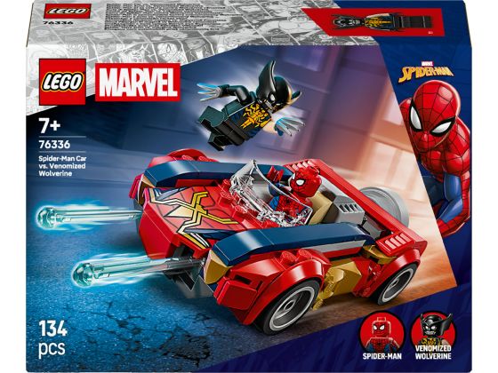 LEGO Marvel 76336 Spider-Man auto vs. Venomized Wolverine 