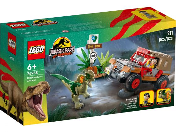 LEGO Jurassic World 76958 Dilophosaurus hinderlaag