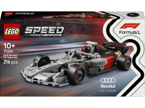 LEGO Speed Champions 77259 Audi Revolut F1 Team R26 racewagen 