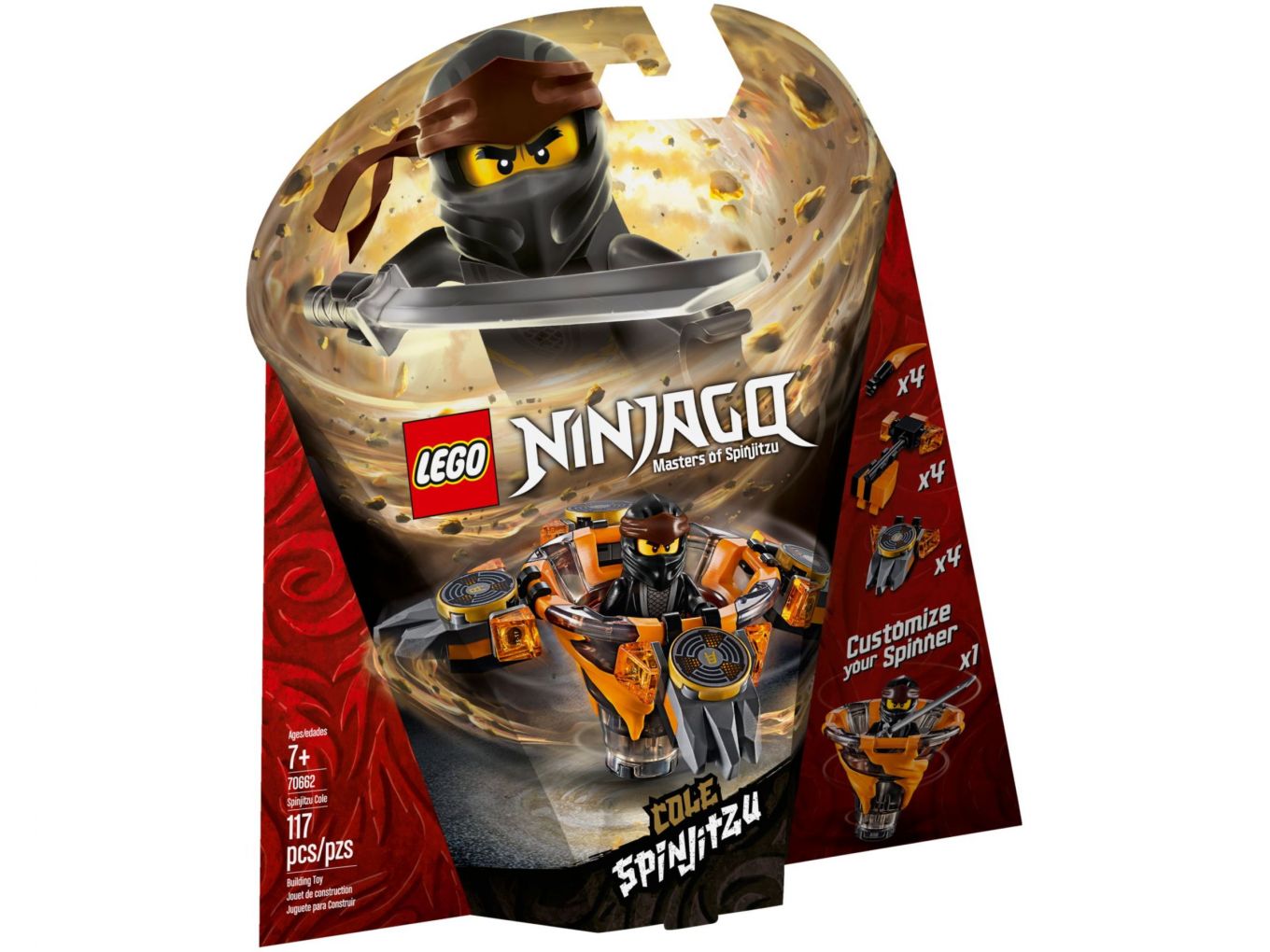 LEGO Ninjago 70662 Spinjitzu Cole