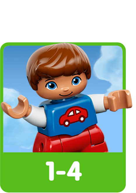 LEGO voor de leeftijdscategorie 1 tot 4 jaar